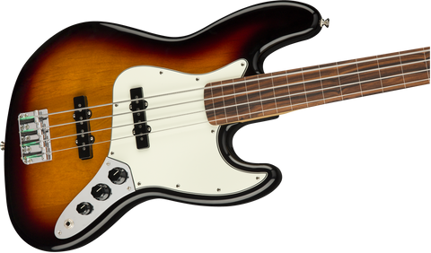 Bajo Eléctrico Fender Player Jazz Bass Fretless, Pau Ferro, 3-Color Sunburst