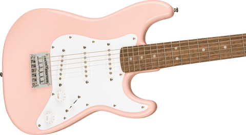 Guitarra Eléctrica Squier Mini Stratocaster, Shell Pink