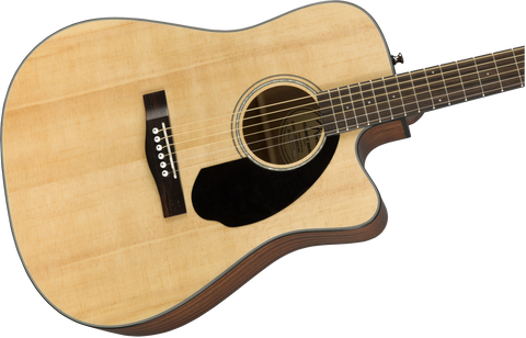 Guitarra Electroacústica Fender CD-60SCE Dreadnought, Natural