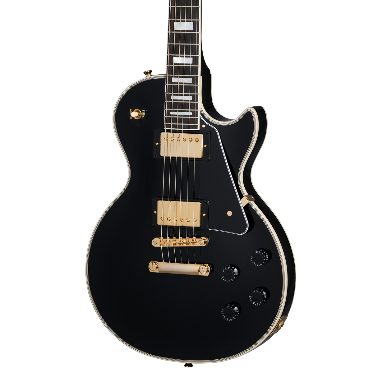 Guitarra eléctrica Epiphone Les Paul Custom, Ebony, Inspired by