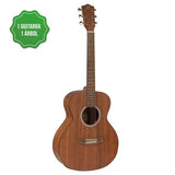Guitarra Electroacústica Bamboo Mahogany 38" / Zurda - Incluye Funda Acolchada