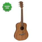 Guitarra Acústica Bamboo Baby Koa 34" Incluye Funda Acolchada