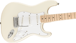 Guitarra Eléctrica Squier Affinity Series Stratocaster, Maple Fingerboard, White Pickguard, Olympic White
