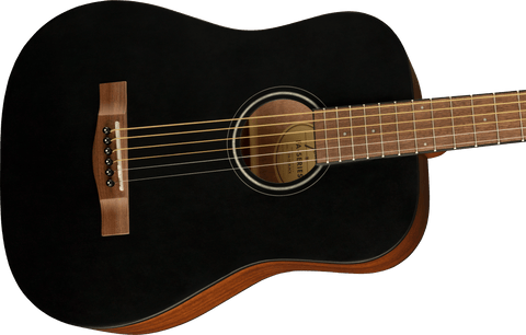 Guitarra Acústica Fender FA-15 3/4 Scale Steel with Gig Bag, Walnut Fingerboard, Black