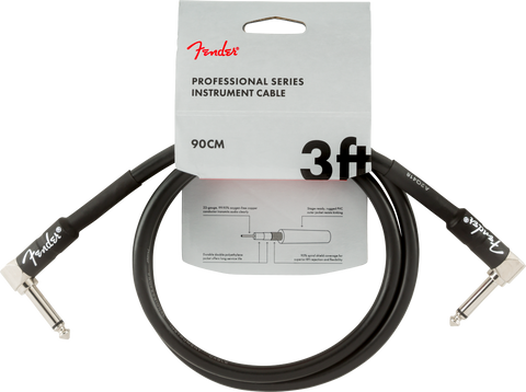 Professional Series Instrument Cables, Black (90cm)