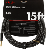 Cable Fender Deluxe Series Instrument, L ,4.5m,  Black Tweed