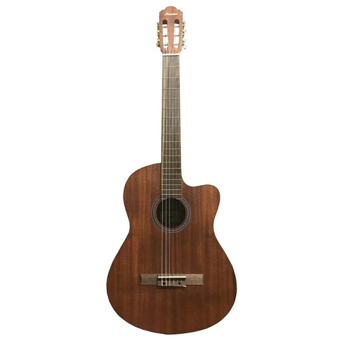 Guitarra Clásica Electroacústica Bamboo , GC-39-MAHO-Q