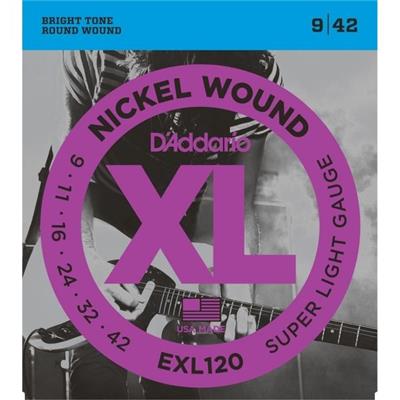 Cuerdas Daddario EXL120 09-42