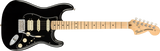 Guitarra Eléctrica Fender American Performer Stratocaster HSS, Maple , Black