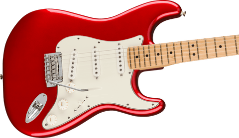 Guitarra Eléctrica Fender Player Stratocaster, Maple, Candy Apple Red