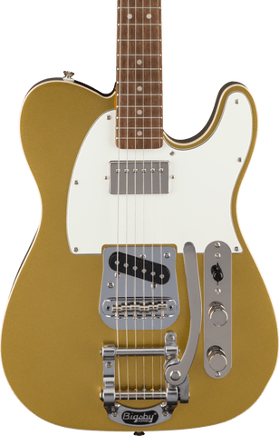 Guitarra eléctrica Squier Classic Vibe Custom Telecaster SH con Bigsby, Aztec Gold