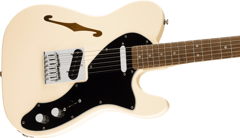 Guitarra Eléctrica Squier Affinity Series Telecaster Thinline, Olympic White