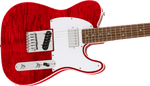 Guitarra Eléctrica Squier Affinity Series Telecaster FMT SH, Crimson Red Transparent