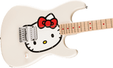 Guitarra eléctrica Squier, Fender x Hello Kitty White Stratocaster