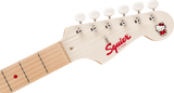 Guitarra eléctrica Squier, Fender x Hello Kitty White Stratocaster