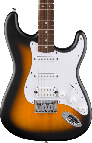 Guitarra eléctrica Squier Debut Collection Stratocaster HT HSS, 2-Color Sunburst