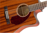 Guitarra Electroacústica Fender CD-140SCE Dreadnought, All-Mahogany, con estuche