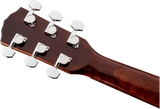 Guitarra Electroacústica Fender CD-140SCE Dreadnought, All-Mahogany, con estuche