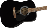 Guitarra Acústica Fender FA-115 Dreadnought Pack, Black