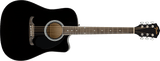 Guitarra electroacústica Fender FA-125CE Dreadnought, Black