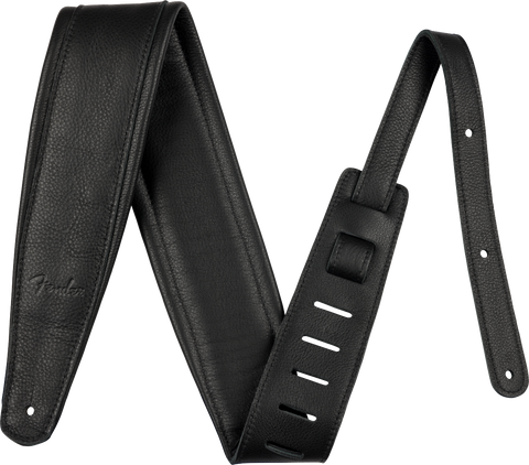 Tahali Fender 3.5" Premium Leather Strap, Black