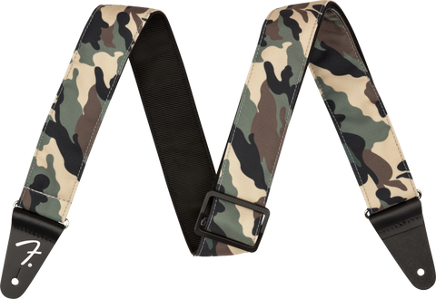 Tahali Fender Camo Strap, Woodland, 2"