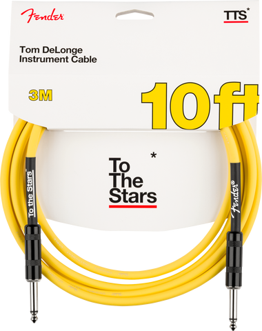 Cable Fender Tom DeLonge To The Stars, 3m, Graffiti Yellow