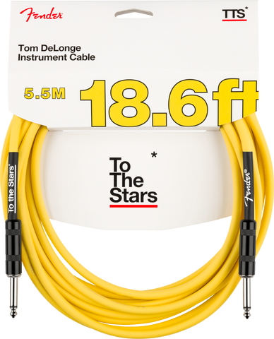 Cable Fender Tom DeLonge 5.5m, To The Stars, Graffiti Yellow
