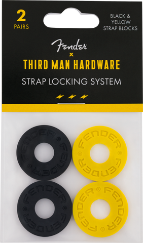 Strap Blocks Third Man Records, 2 x Black / 2 x Yellow