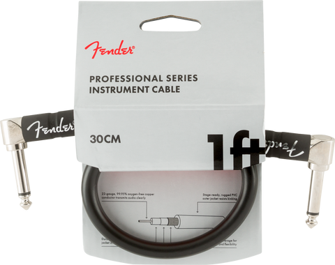 Cable Fender Professional Series , 30cm ,Black