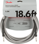 Cable Fender Professional Series, 18.6', White Tweed (5.5m)