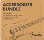 Paquete de accesorios Fender: cable, afinador y correa