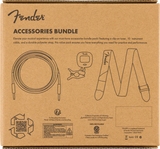 Paquete de accesorios Fender: cable, afinador y correa