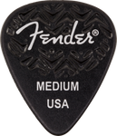 Plumillas Fender 351 Shape, Black, Medium (6pzs)