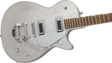 Guitarra eléctrica Gretsch G5230T Electromatic Sparkle Jet FT Single-Cut, Bigsby, Silver Sparkle
