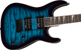 Guitarra eléctrica Jackson JS Series Dinky JS20 DKQ 2PT, Transparent Blue Burst