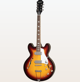 Guitarra eléctrica Epiphone Casino, Vintage sunburst, con funda