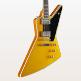 Guitarra eléctrica Epiphone Futura Explorer Custom, Firestorm Shift, con funda