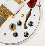 Guitarra eléctrica Epiphone IGC Alex Lifeson 1976 ES-355 Reissue, Alpine White