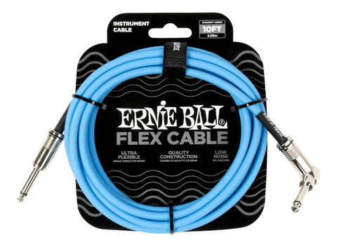 Cable Ernie Ball Flex, azul, 3m
