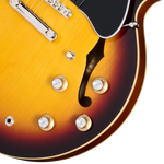 Guitarra eléctrica Epiphone Inspired by Gibson Custom, 1962 ES-335 Reissue, Vintage Burst