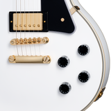 Guitarra eléctrica Epiphone Les Paul Custom, Alpine White, Inspired by Gibson Custom