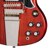 Guitarra eléctrica Epiphone 1964 SG Standard Reissue Maestro Vibrola, Cherry Red