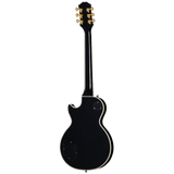 Guitarra eléctrica Epiphone Les Paul Custom, Ebony, incluye funda