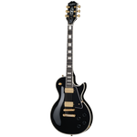 Guitarra eléctrica Epiphone Les Paul Custom, Ebony, incluye funda
