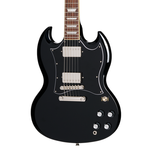 Guitarra eléctrica Epiphone Sg Standard, Ebony, Incluye funda