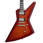 Guitarra Epiphone Extura Prophecy Aged Bengal Tiger Burst, con funda