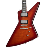 Guitarra Epiphone Extura Prophecy Aged Bengal Tiger Burst, con funda