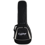 Guitarra eléctrica Epiphone Les Paul Custom, Ebony, incluye funda