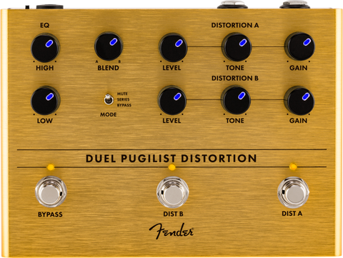 Pedal Fender Duel Pugilist Distortion